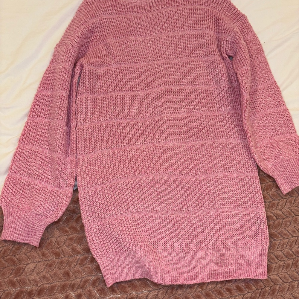 Cozy Pink Knit Sweater